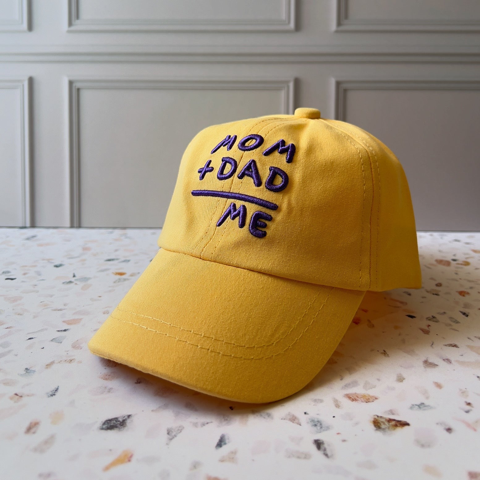 Gorras Mom + Dad amarilla 